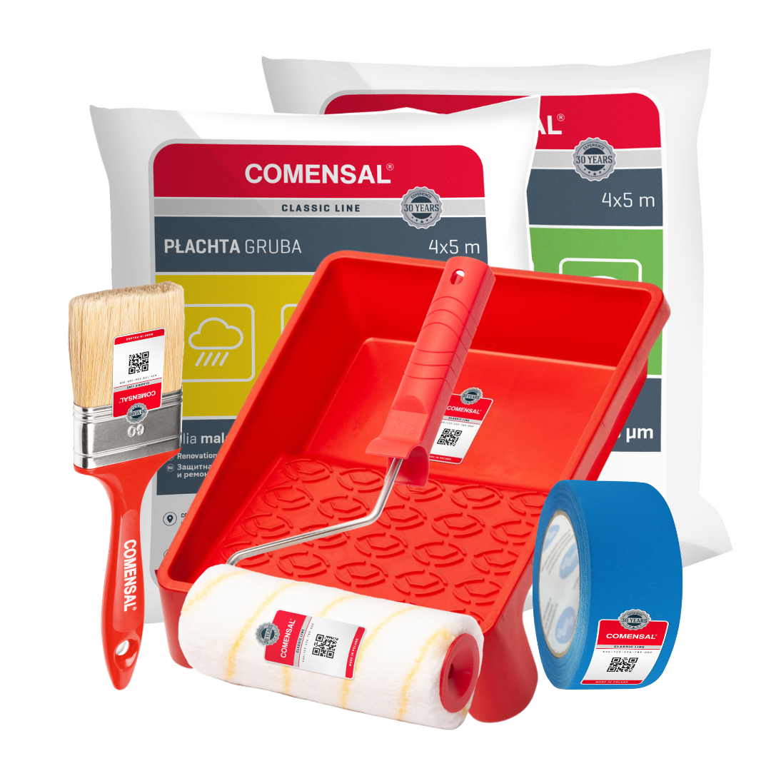 Zestaw-malarski-midi-pedzel-kuweta-walek-25cm-folie-comensal