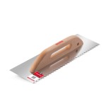 Długa paca zębata do kleju tynku mas ząb 8 x 8 mm długość 580 mm