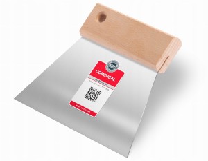 COMENSAL Szpachla TRAPEZOWA gładka do gipsu 180mm