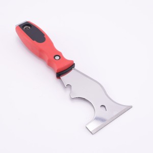 COMENSAL Szpachelka wielofunkcyjna 9w1 nierdzewna skrobak 75mm gruba stal