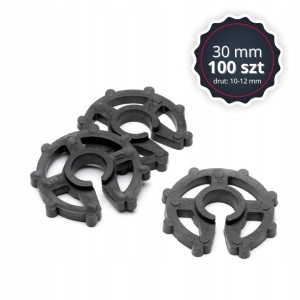 Dystanse pionowy 30mm gwiazdka 100szt pręt 10-12mm