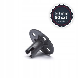 Stopka dystans zbrojeń 50mm 50szt pręt 6-10mm